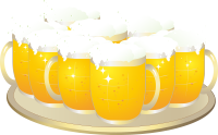 Bier-Tablett
